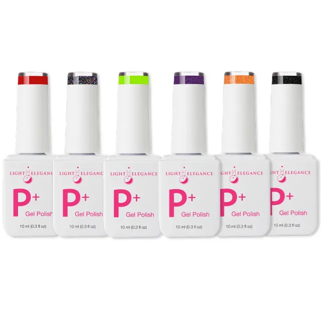 Light Elegance P+ Halloween Bundle gel polish 6x10 ml halloween