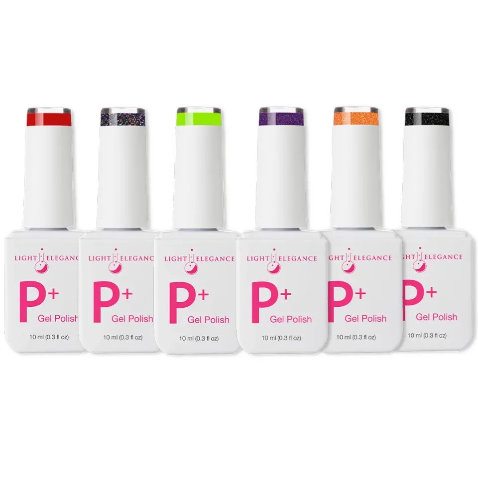 Light Elegance P+ Halloween Bundle gel polish 6x10 ml halloween