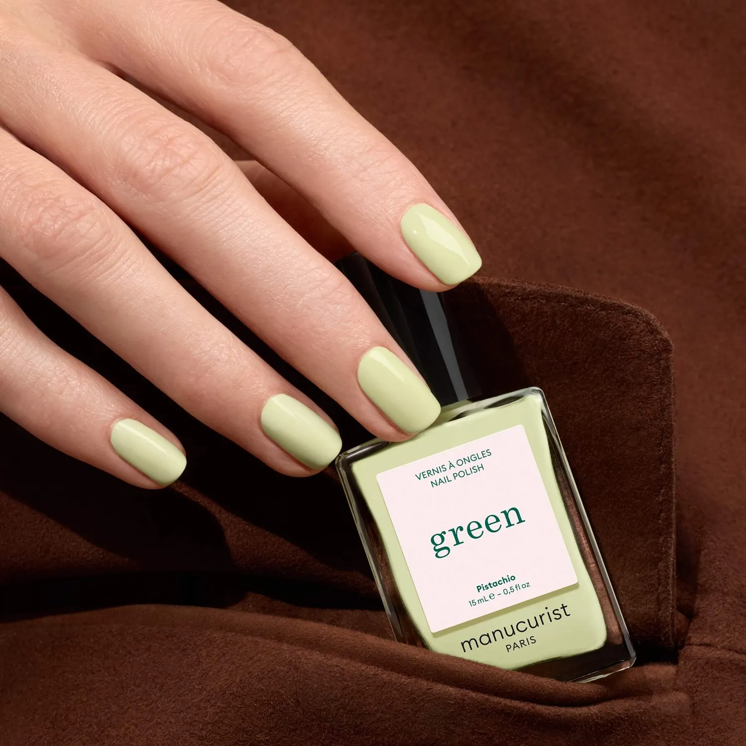 Manucurist Green Pistachio neglelakk lysegrønn