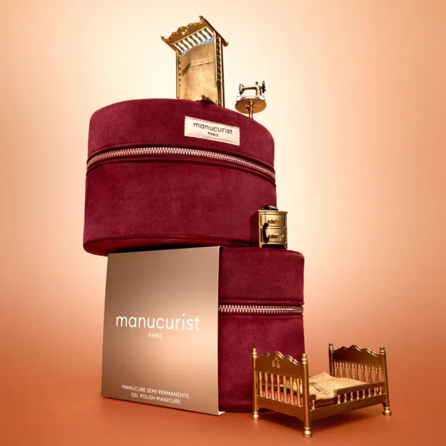 Manucurist Holiday Gift Set Green Flash topcoat