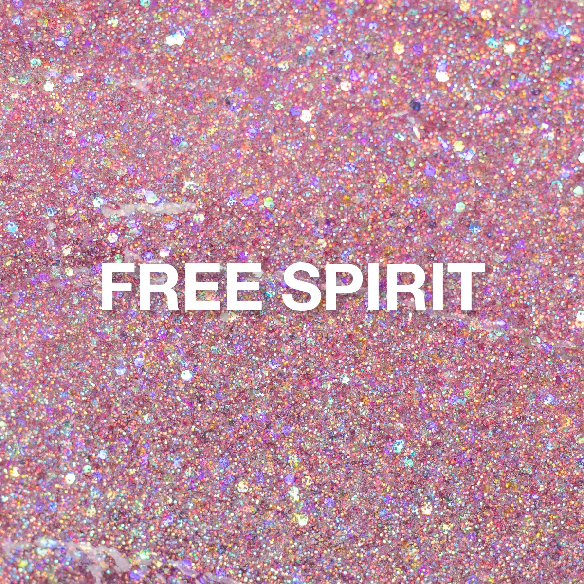 Light Elegance P+ Free Spirit gellakk 10 ml lavendel glitter