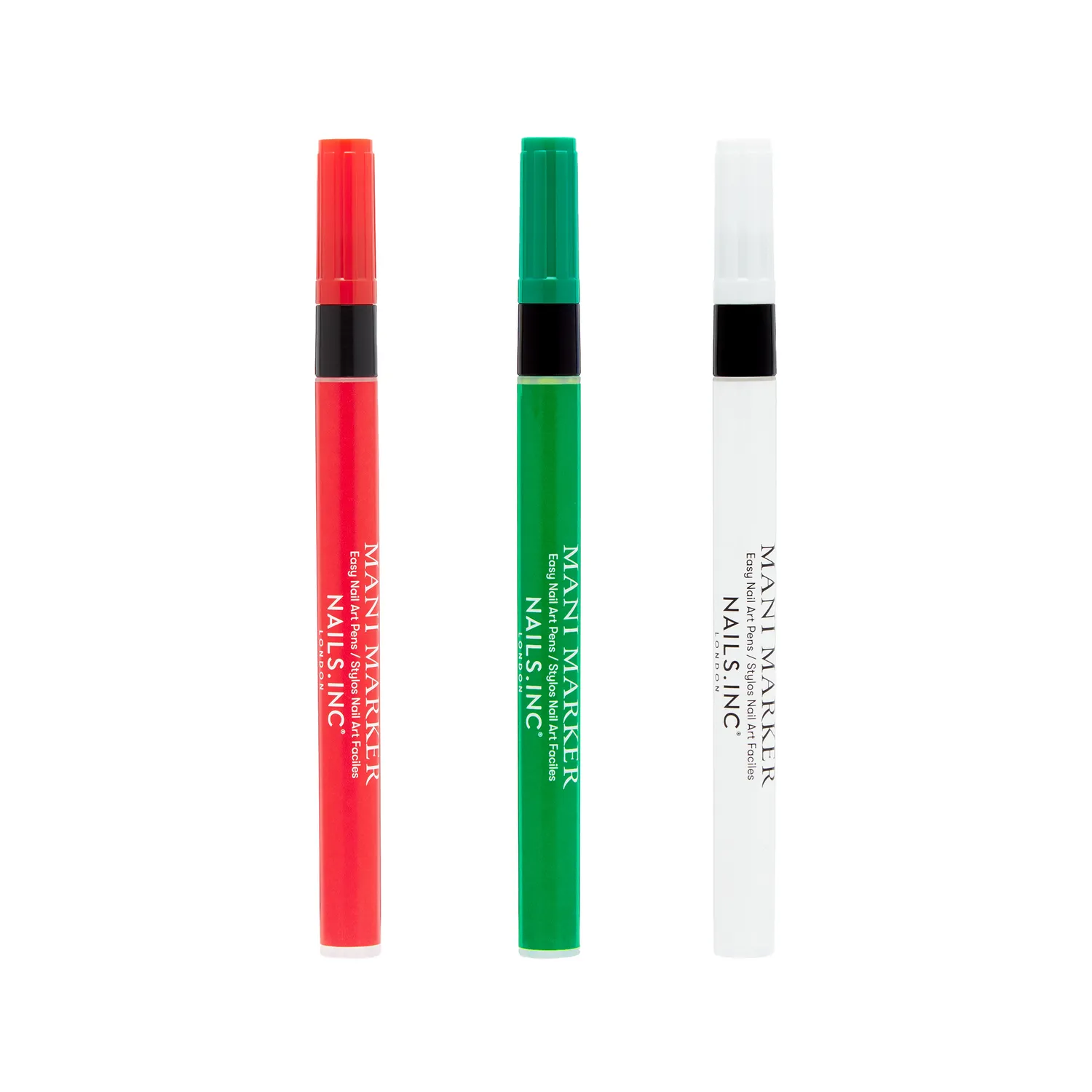 Nails Inc Festive Finish Mani Marker nailart-penner 3-pk
