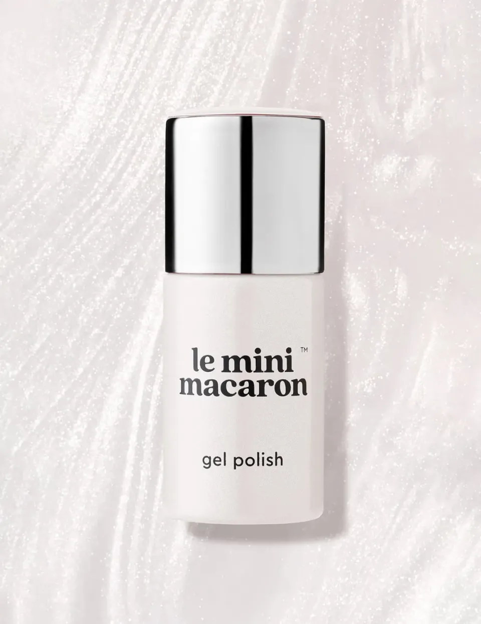 Le Mini Macaron Clair de Lune gellakk 8,5 ml hvit shimmer