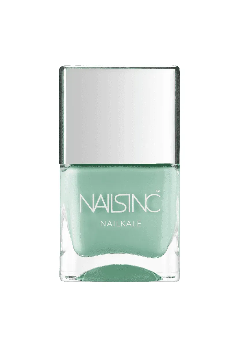Nails Inc London NailKale Royal Crescent Gardens neglelakk grønn