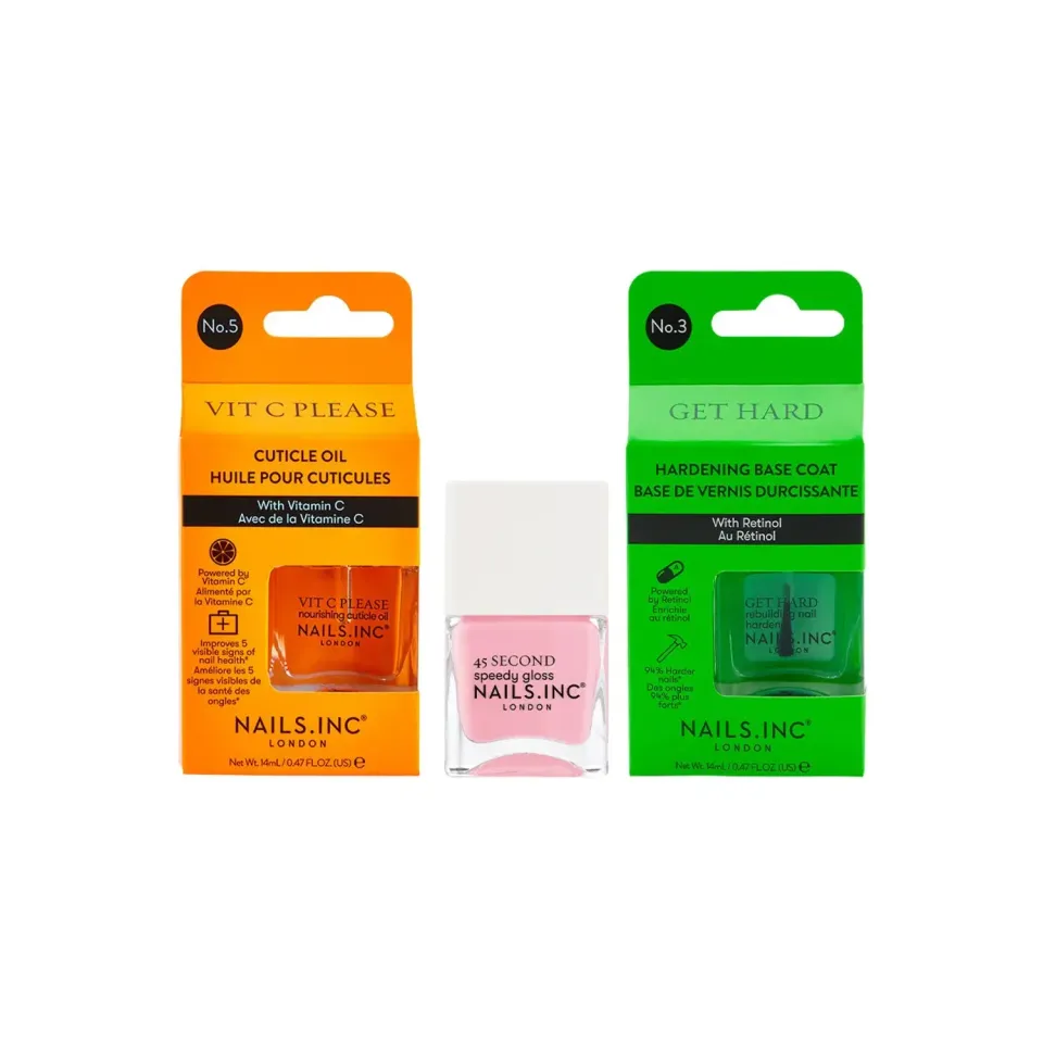 Nails Inc No More Brittle Nails neglesett 3 deler