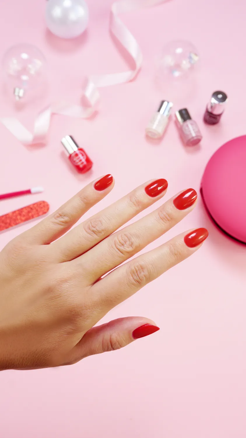 Le Mini Macaron Rouge Coquelicot gellakk 8,5 ml rød
