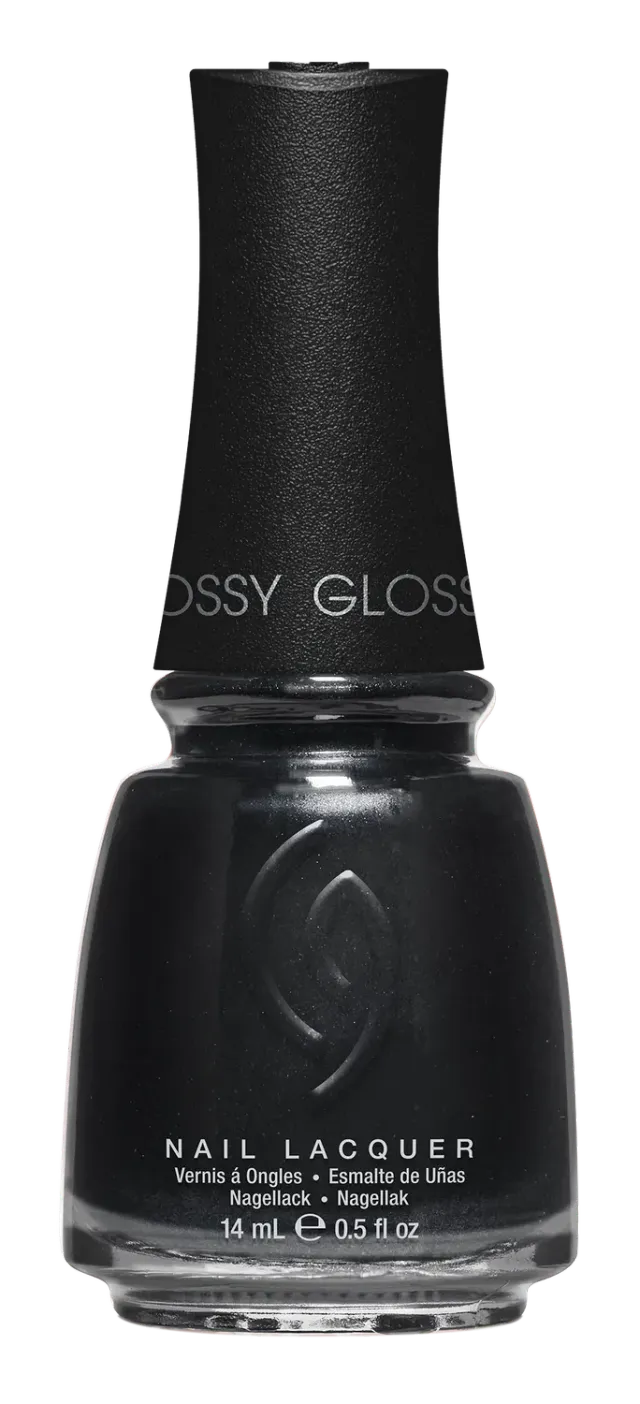 China Glaze Black Diamond neglelakk 14 ml svart