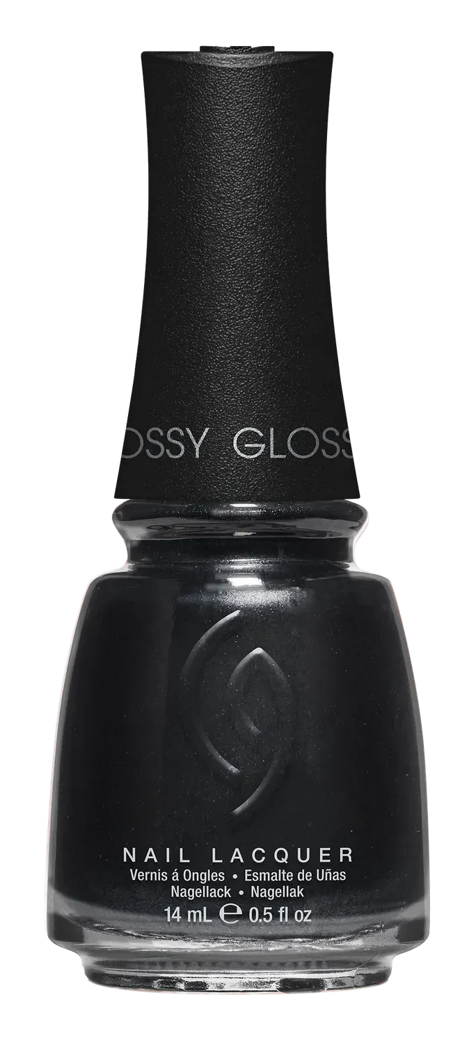 China Glaze Black Diamond neglelakk 14 ml svart