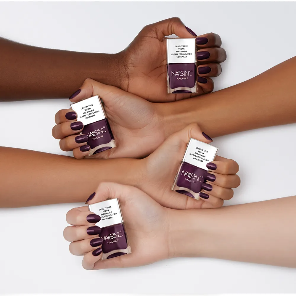 Nails Inc NailPure Fashion Therapy rød neglelakk
