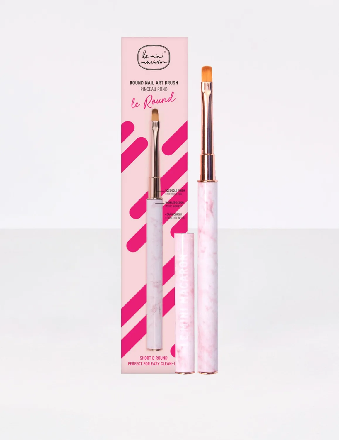 Le Mini Macaron Le Round rensepensel negler