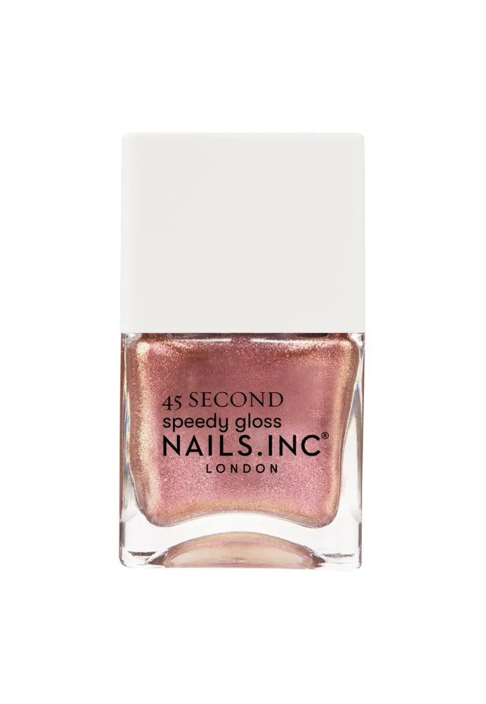 Nails Inc London 45 Second Belgravia neglelakk rosa krem