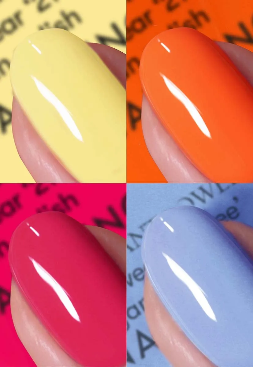 Nails Inc London Plant Power Sweet Like Spring neglelakksett 4-pk