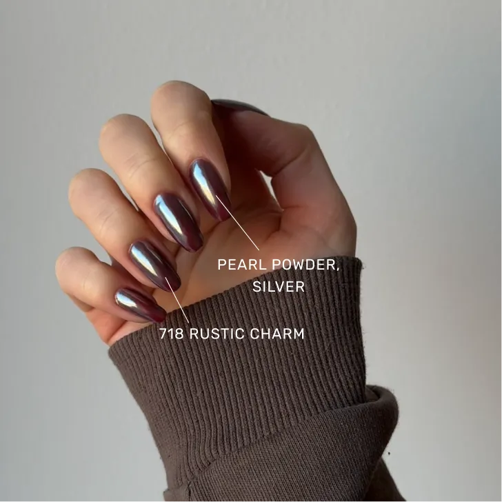 The Gel Collection Pearl Powder neglepulver 4 stk perlemor
