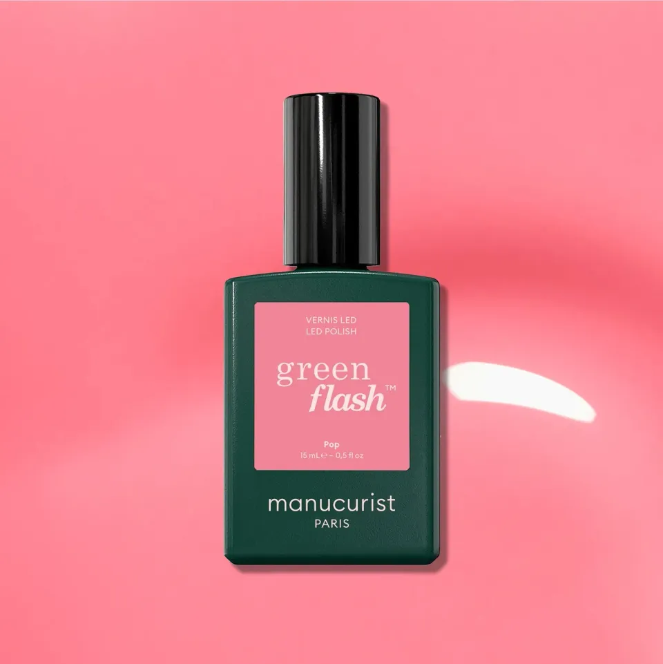 Manucurist Green Flash Pop gellakk – neonrosa