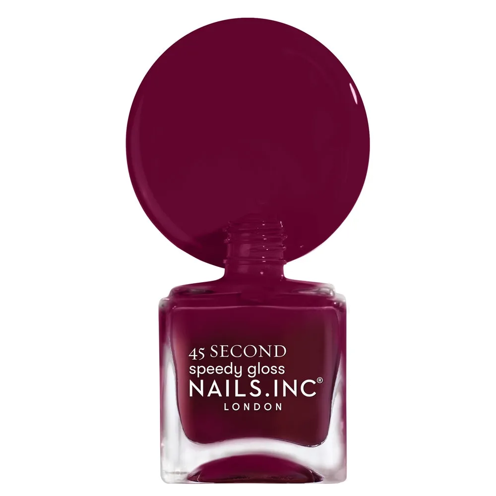 Nails Inc 45 Second Speedy Meet Me On Regents Street rød