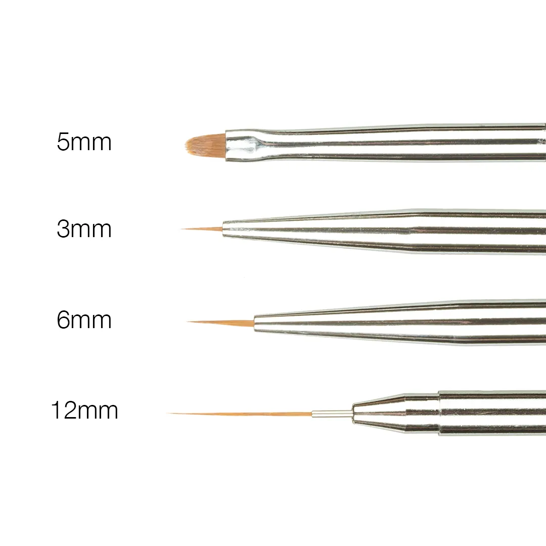 Light Elegance Art Brush Bundle penselsett 4 stk