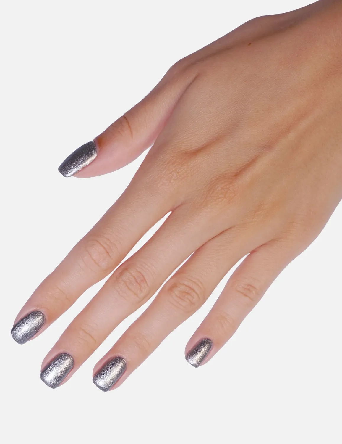Le Mini Macaron Silver Glow gellakk 8,5 ml metallisk sølv