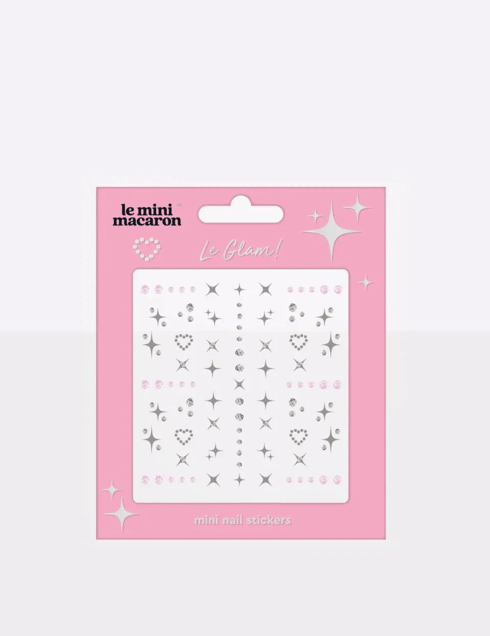 Le Mini Macaron Le Glam negleklistremerker med stener