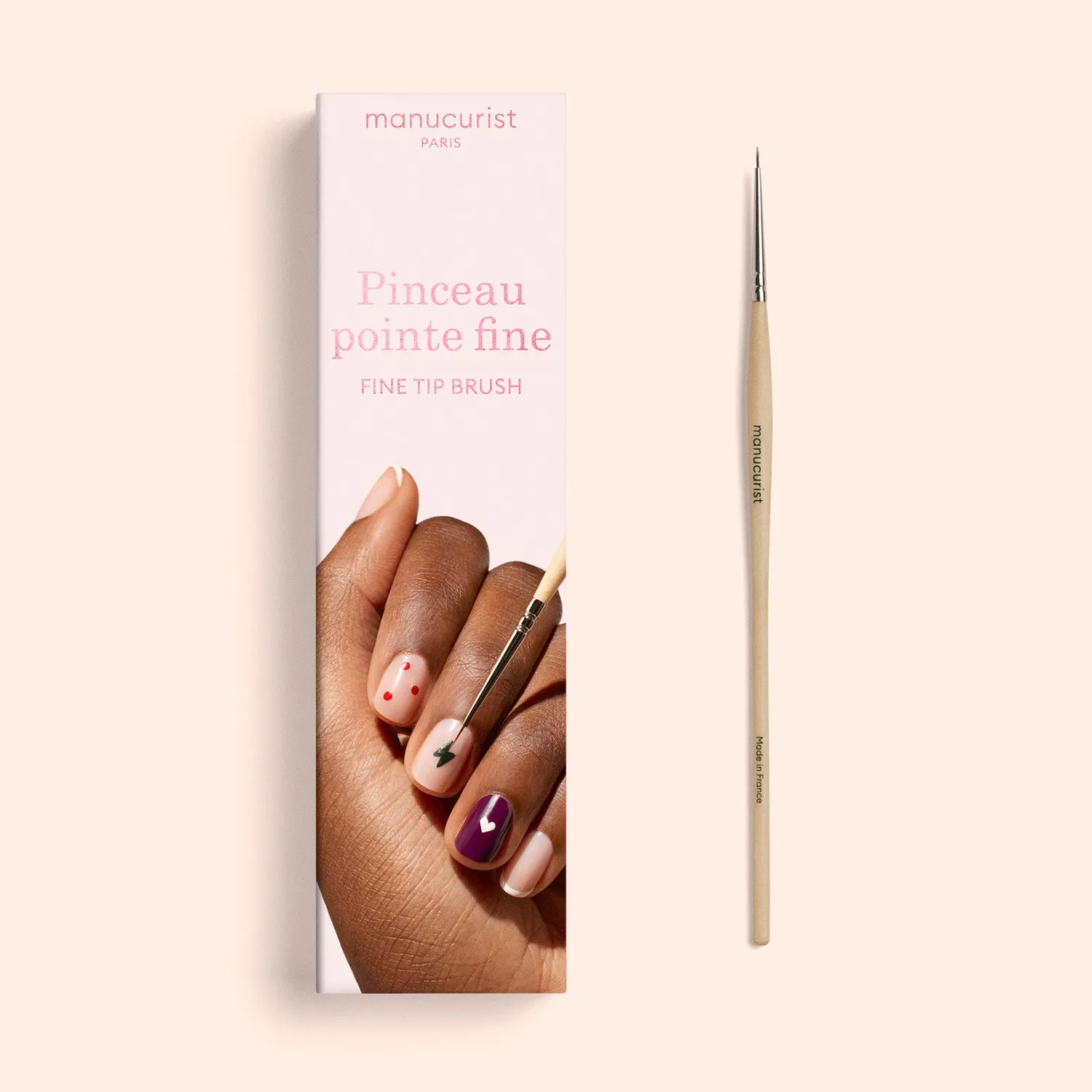 Manucurist Fine Tip Brush nailartpensel presis tynn tupp