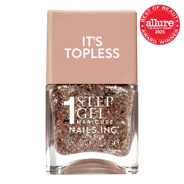 Nails Inc It’s Topless Gia 1-Step Gel neglelakk blank