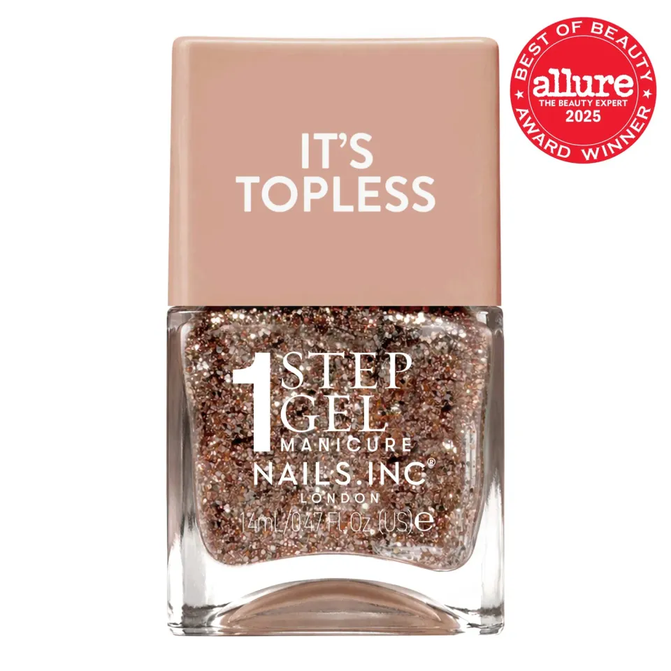 Nails Inc It’s Topless Gia 1-Step Gel neglelakk blank