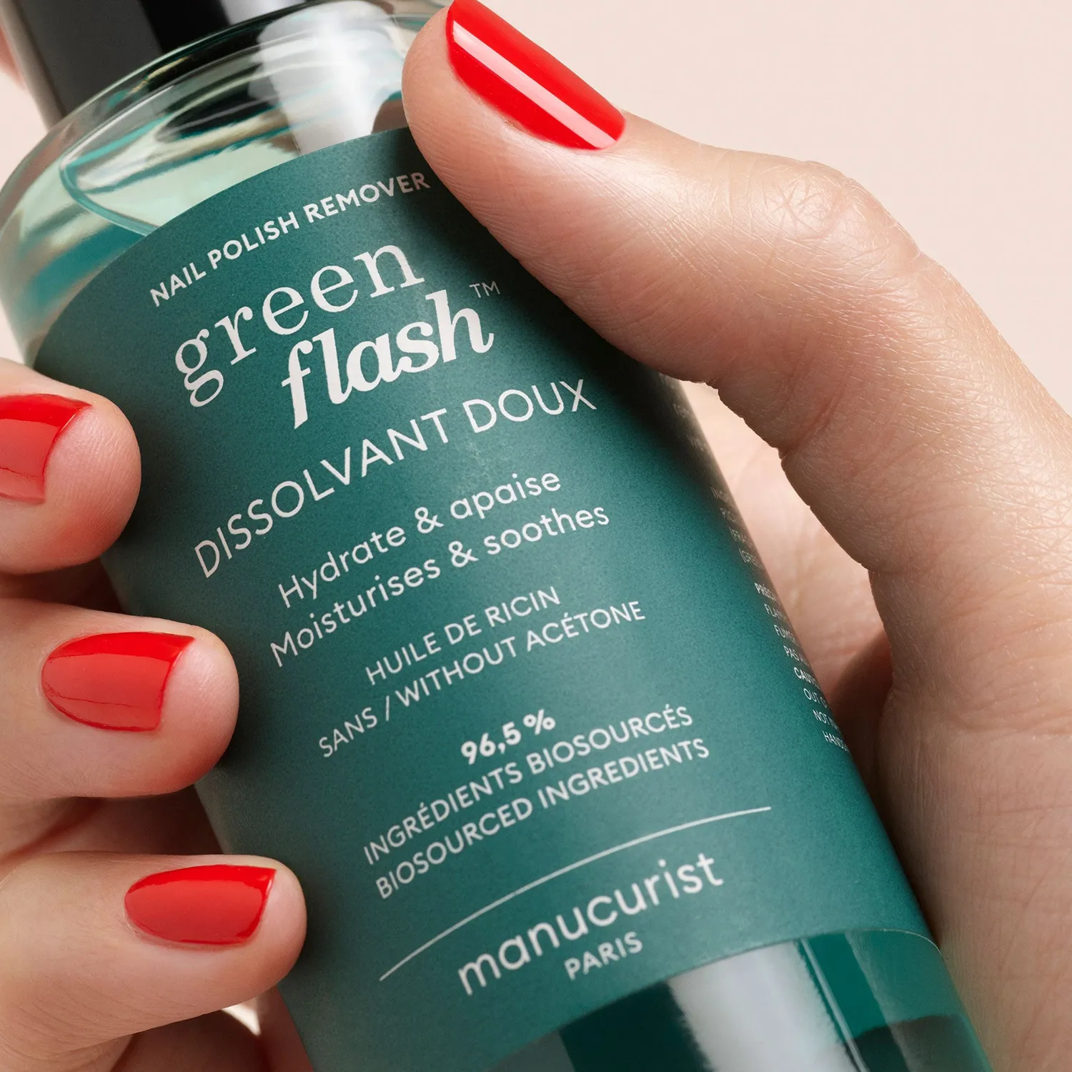Manucurist Green Flash gellakkfjerner 100 ml mild 1 min