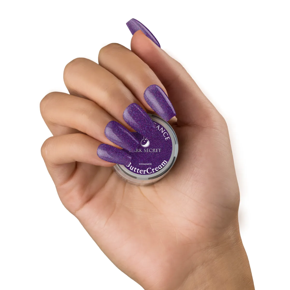 Light Elegance ButterCream Dark Secret fargegel lilla shimmer