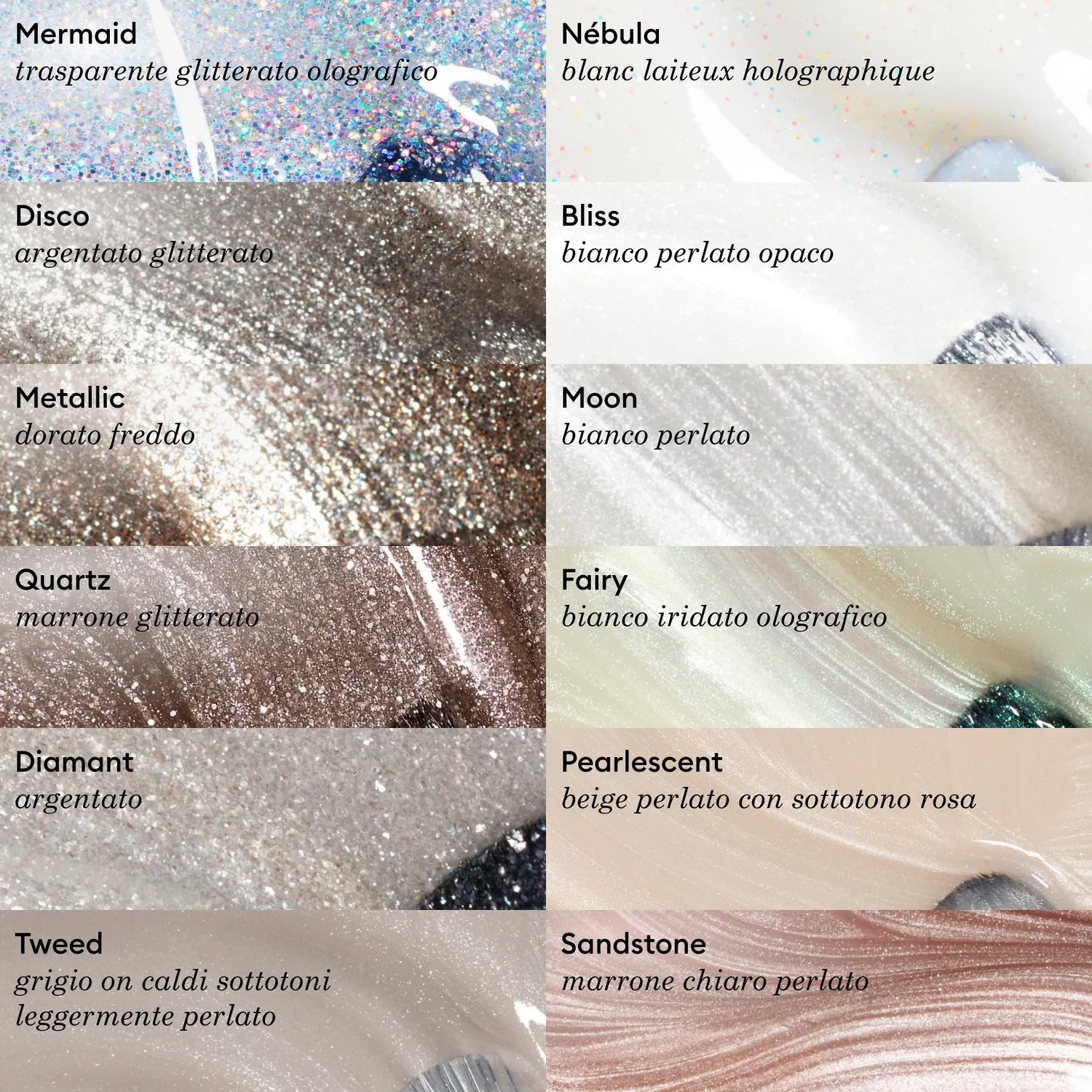 Manucurist Green Disco neglelakk glitter sølv