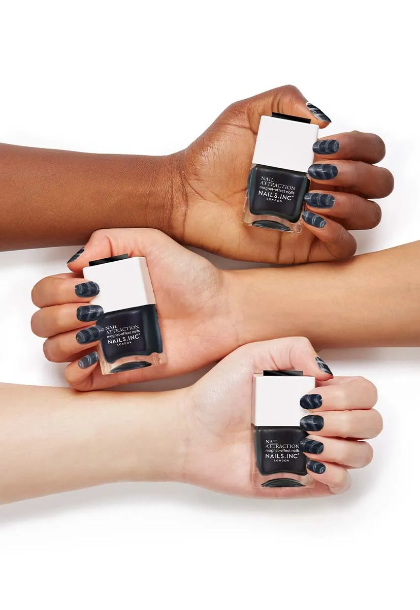 Nails Inc London Get Magnetized neglelakk duo magnet