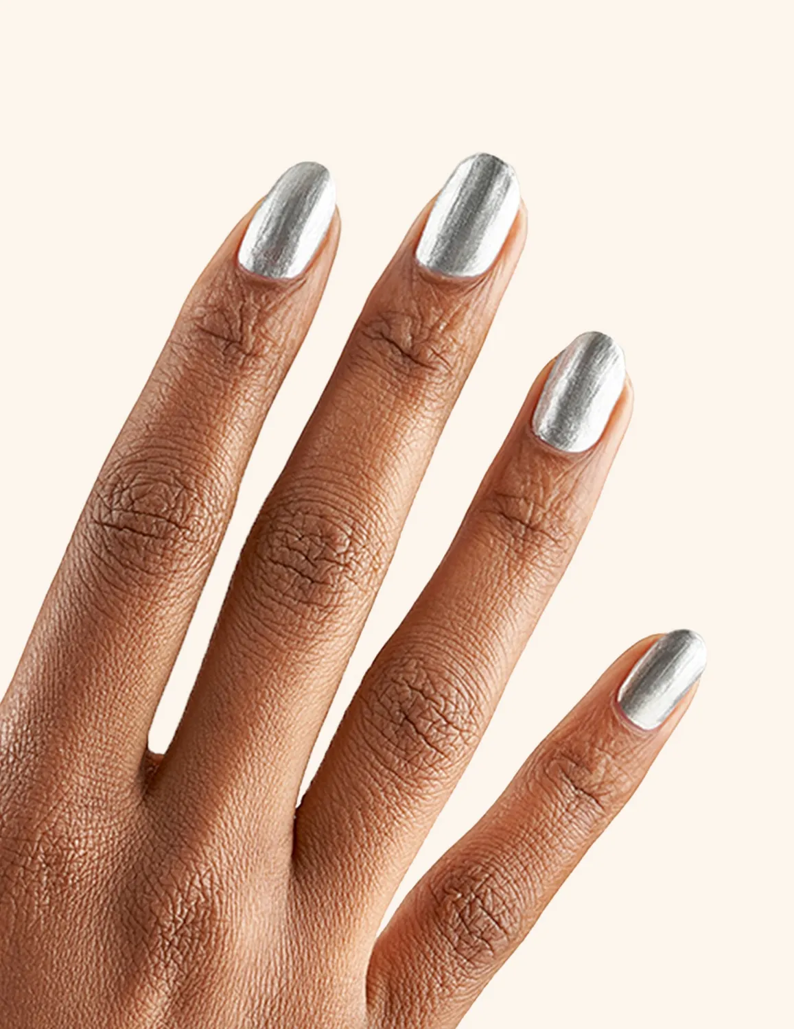 Le Mini Macaron Le Sweet Silver Glow neglelakk 10 ml sølv