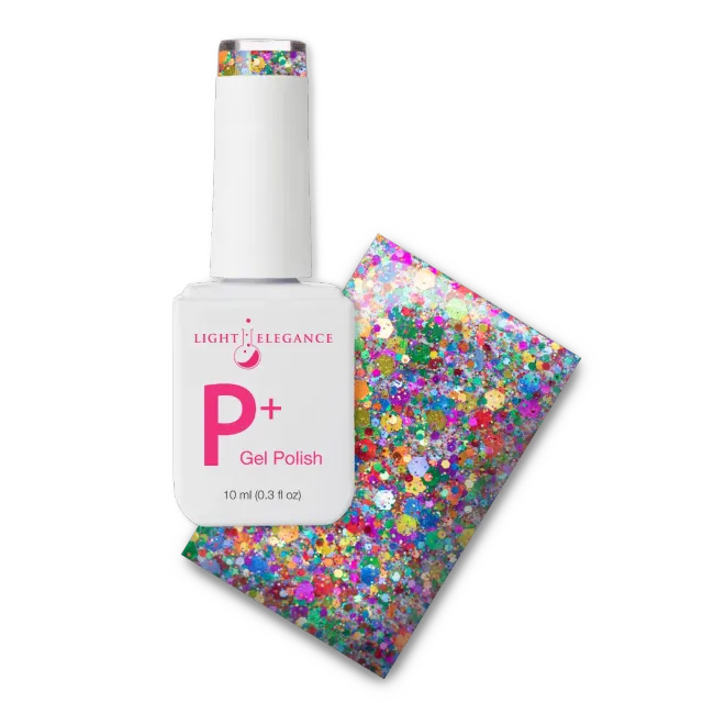 Light Elegance P+ Everyone's a Critic glitterlakk 10 ml