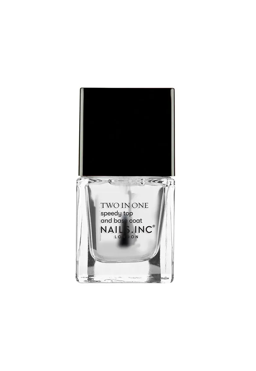 Nails Inc Mini Speedy 2in1 base- og topplakk 5ml