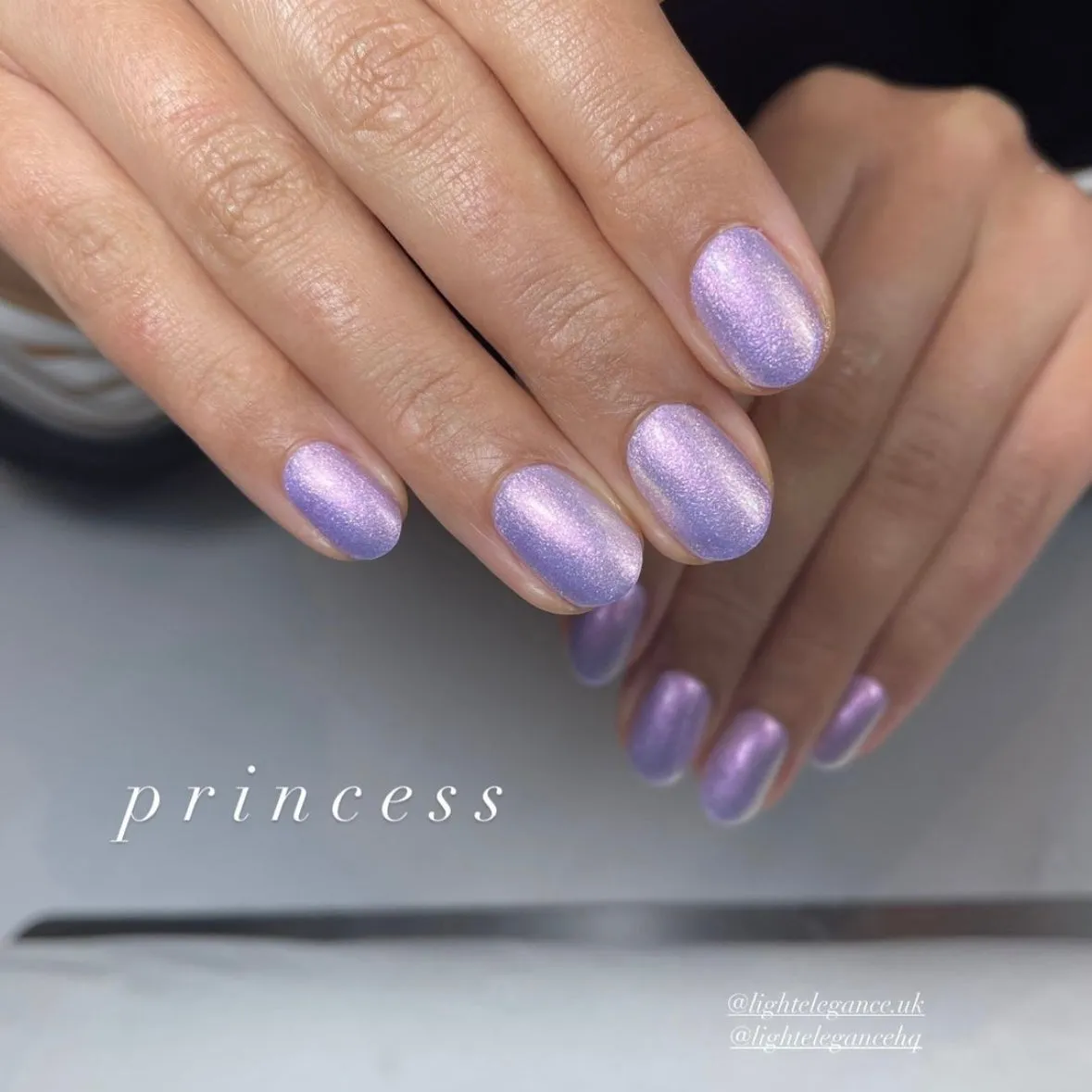 Light Elegance ButterBling Princess neglelakk 5 ml lilla