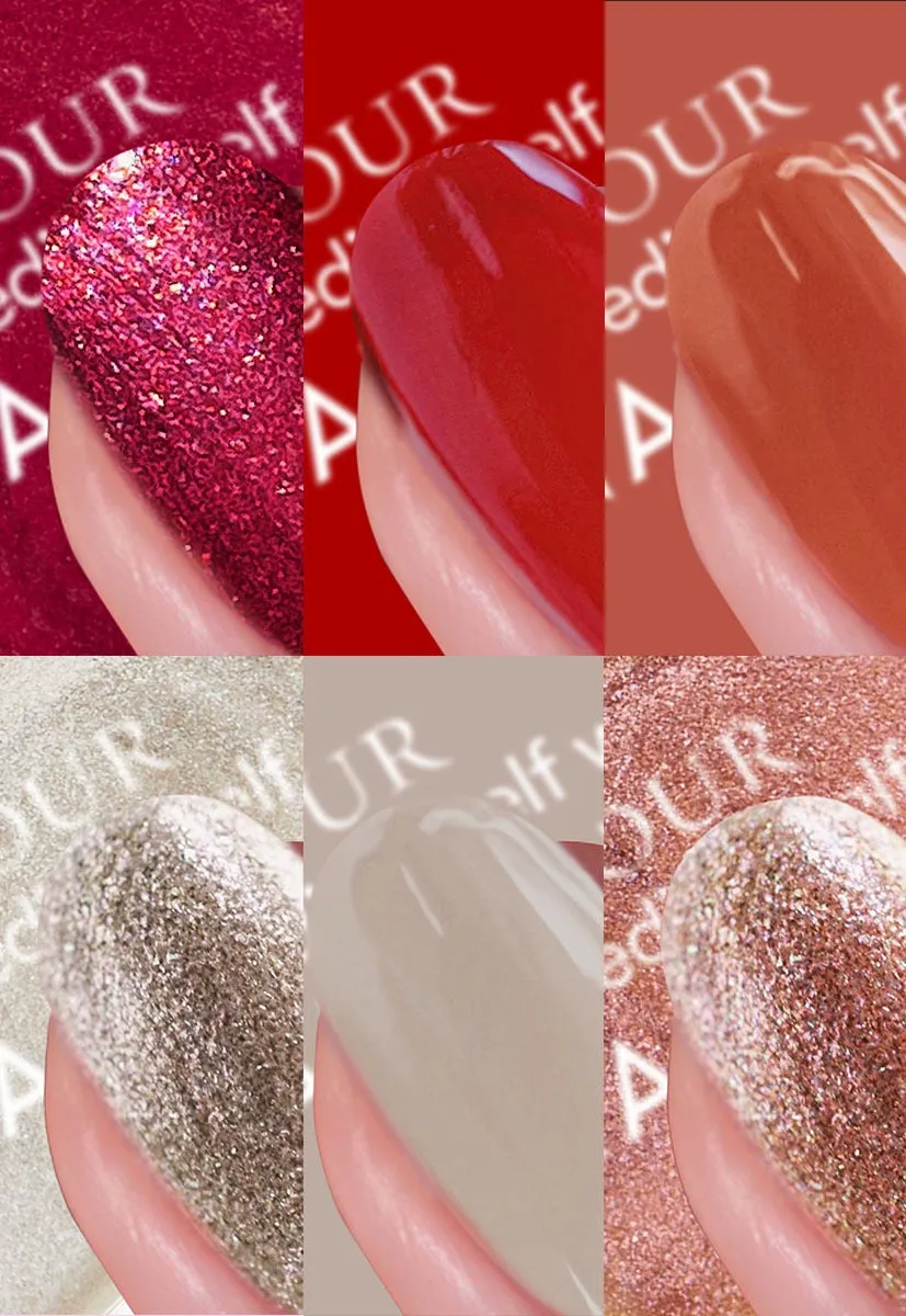 Nails Inc Ginger All The Way neglelakk 7-pakning krem
