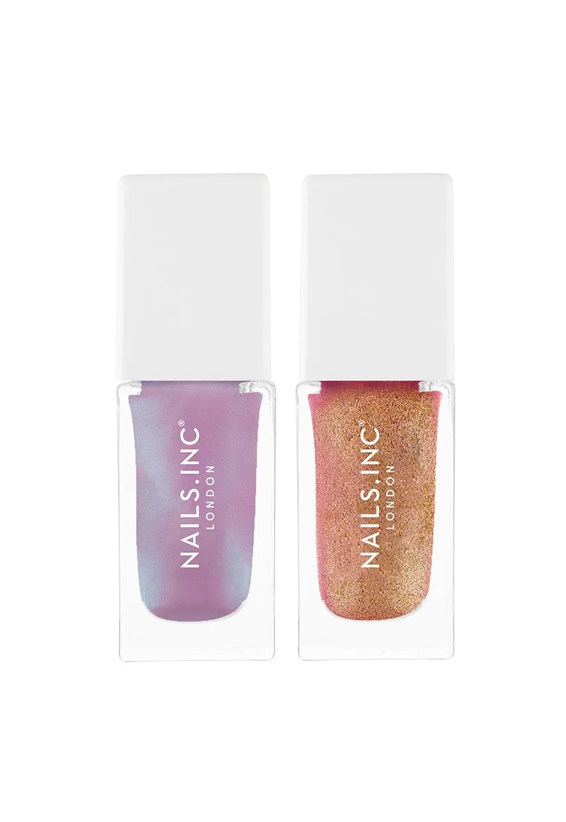 Nails Inc Euphoria Highlight Duo neglelakk miniduo skimmer