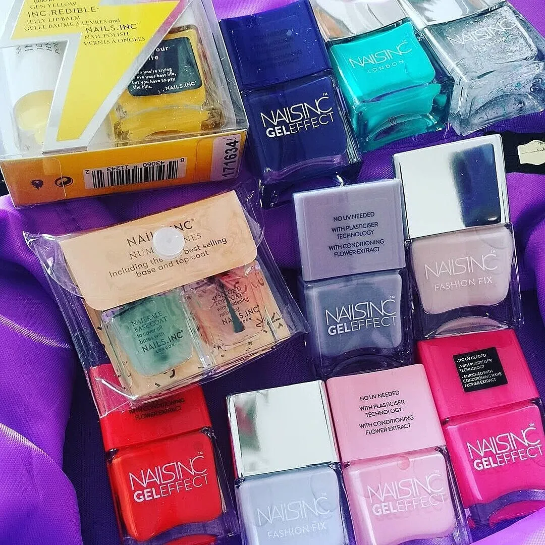 Nails Inc Number Ones Mini base og top coat duo vegansk