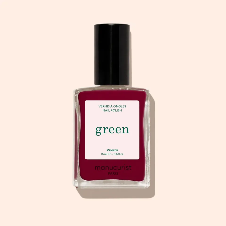Manucurist Green Violeta neglelakk burgunderlilla