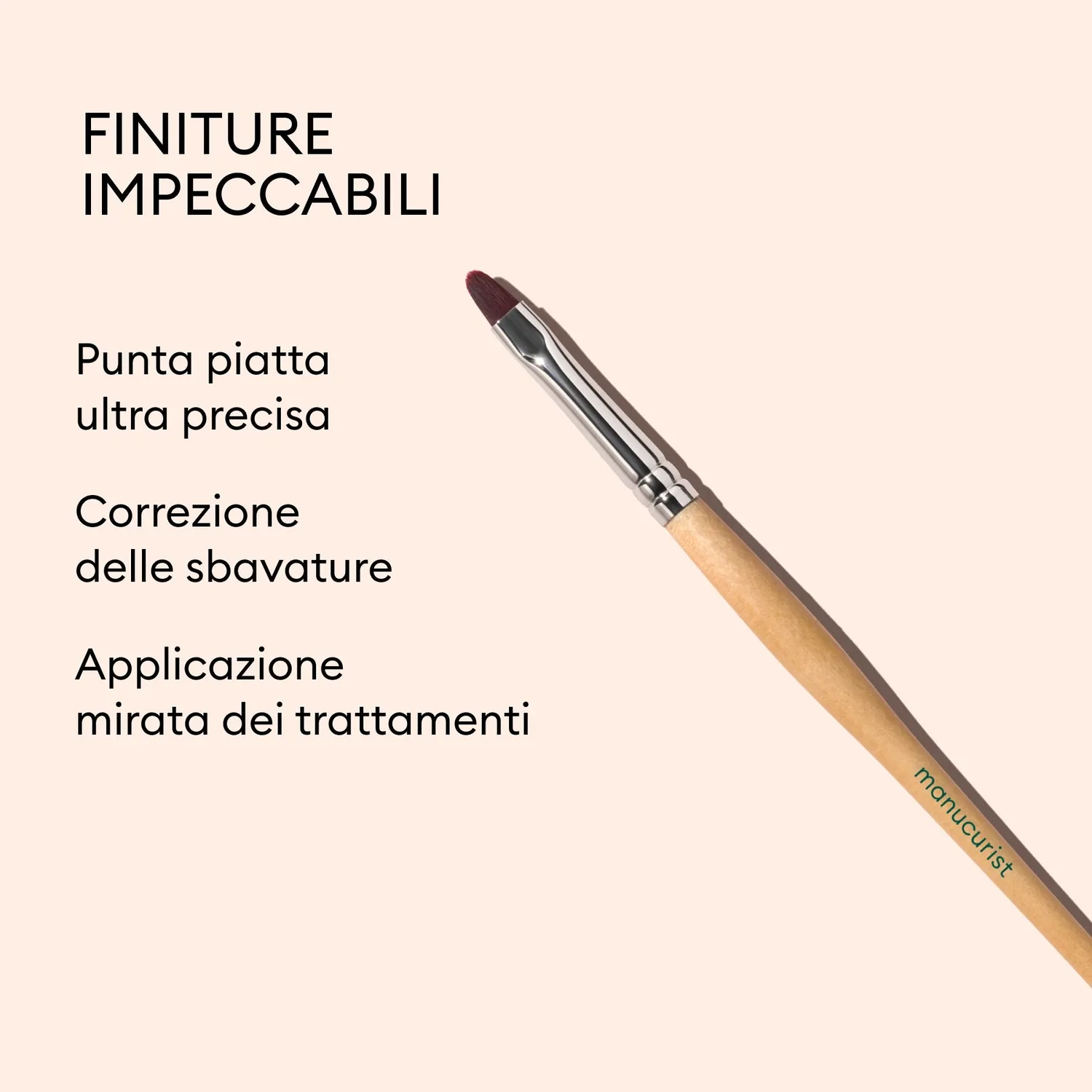 Manucurist Flat Brush neglepensel flat brush