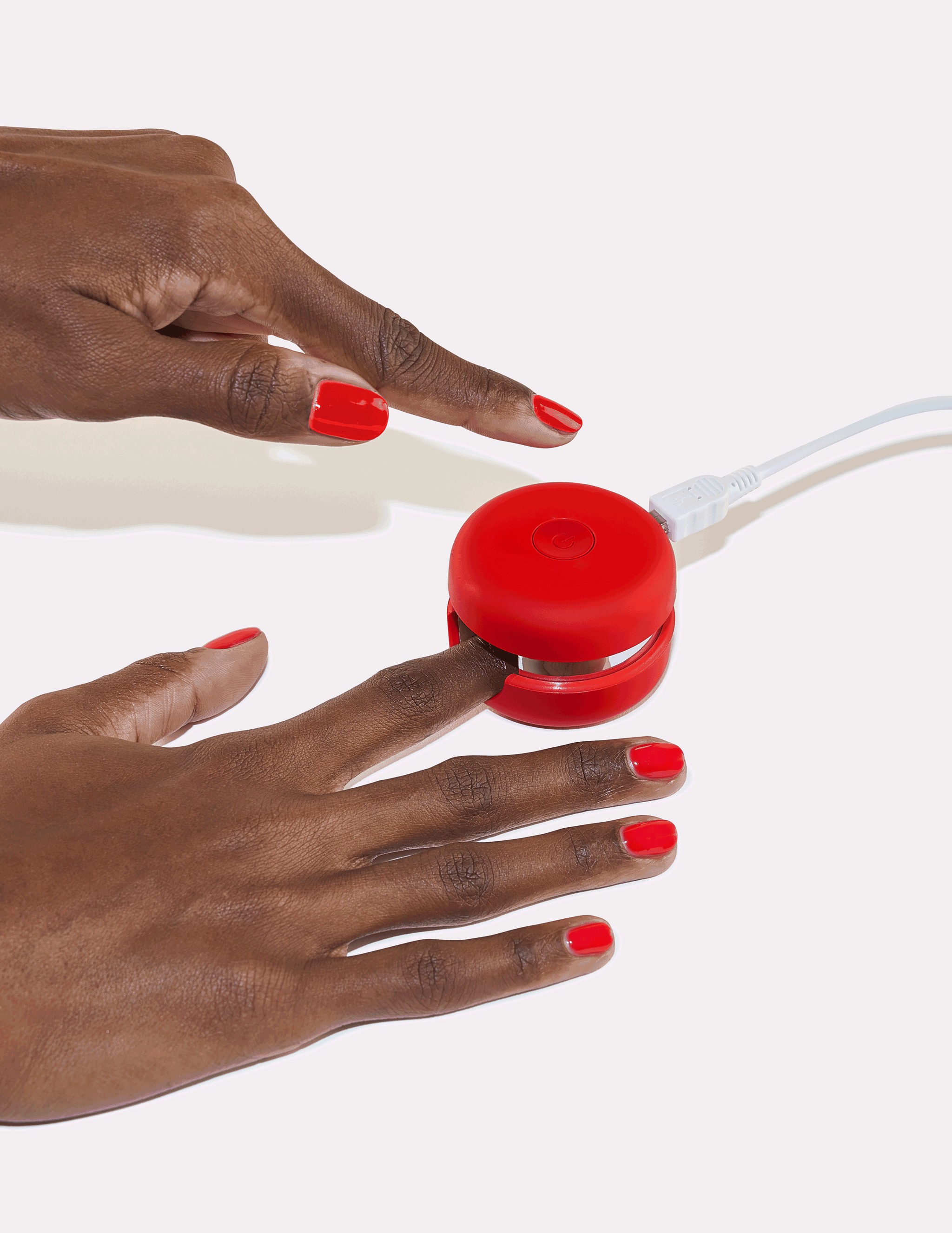 Le Mini Macaron gel manikyr kit Cherry Red 8,5 ml lampe
