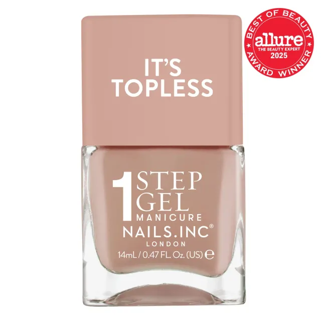 Nails Inc London Madison 1-Step Gel neglelakk brun
