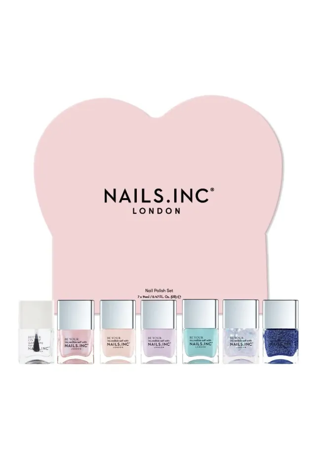 Nails Inc Heart To Get neglelakk 7-pakning creme