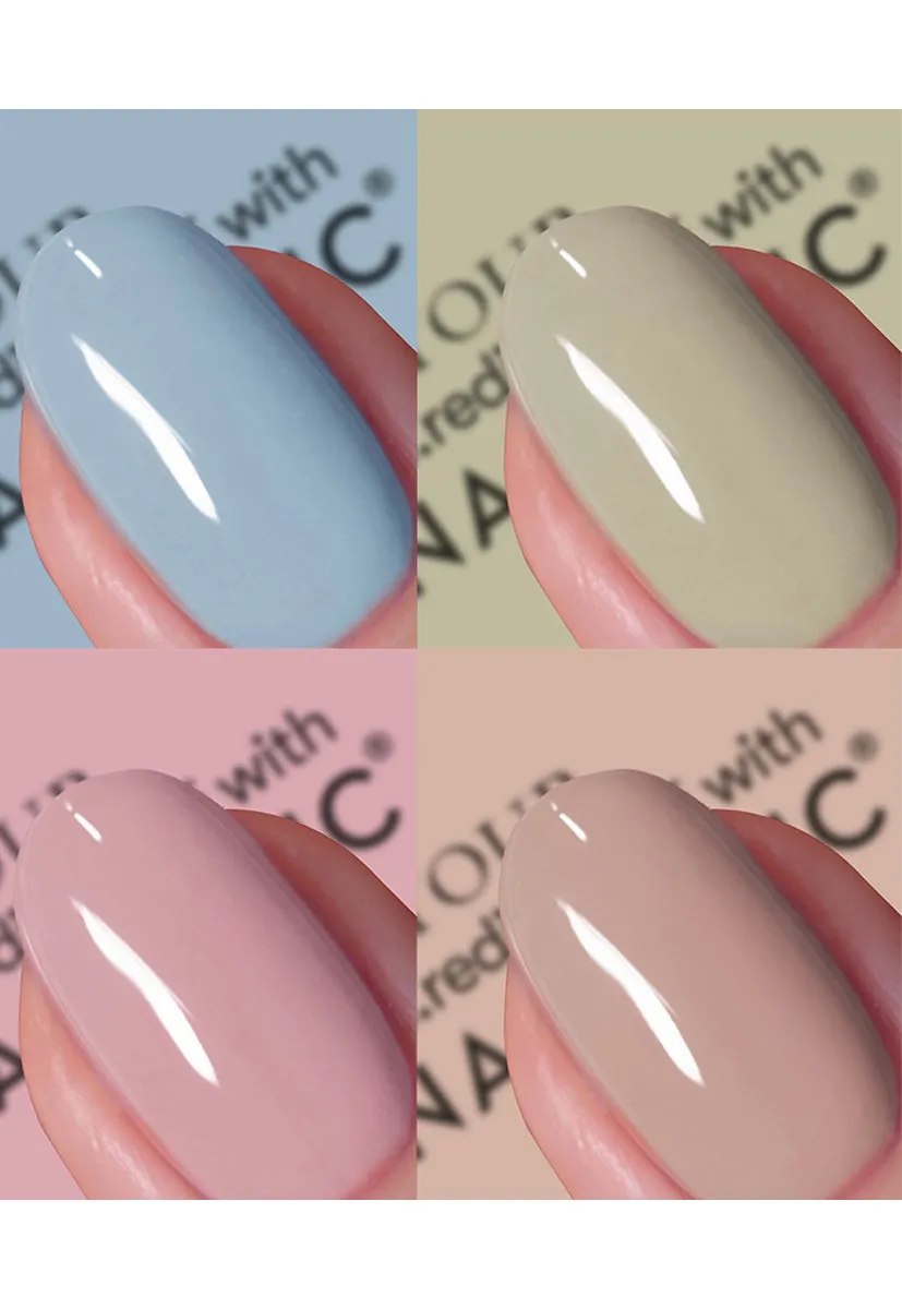 Nails Inc London It's Only Neutral neglelakksett 4-pk nude