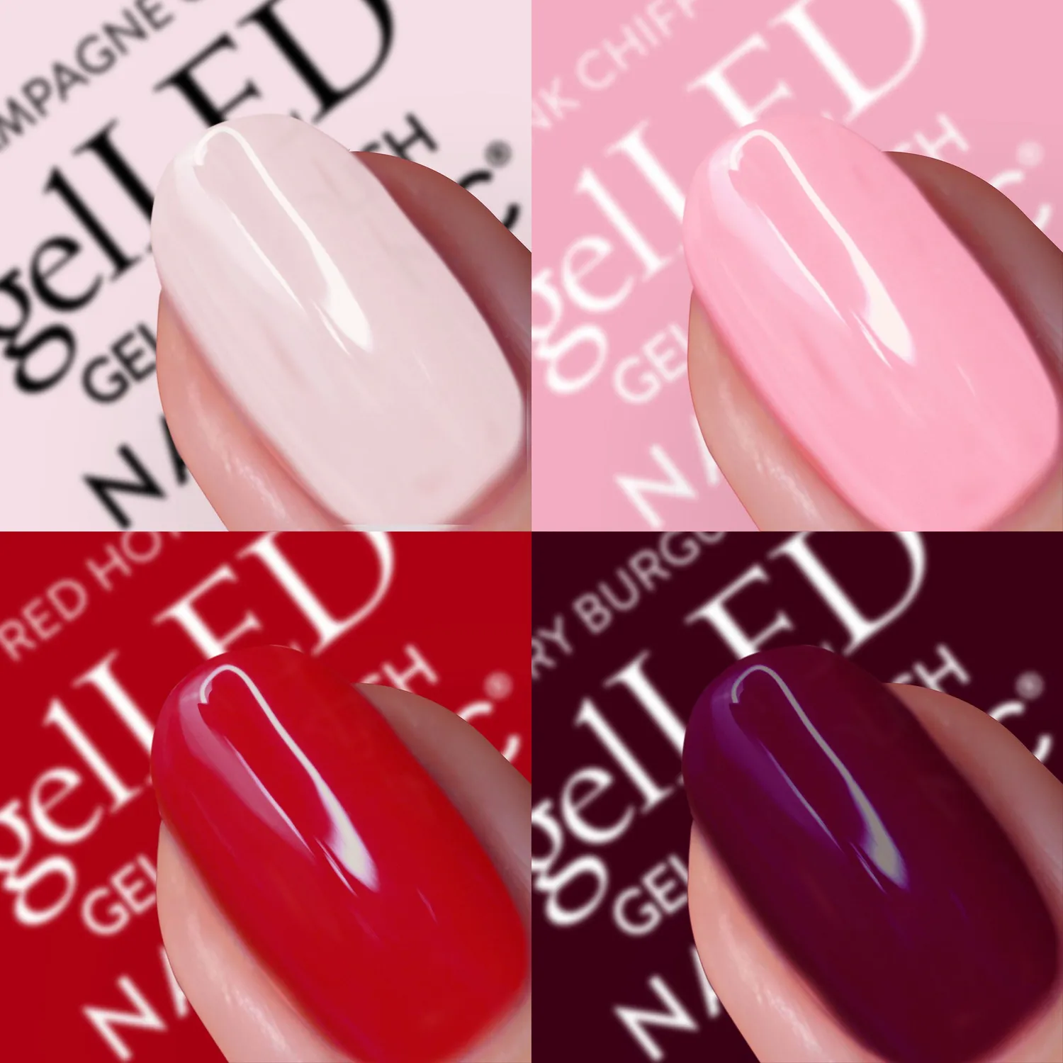 Nails Inc London gelLED Season to Shine neglelakksett