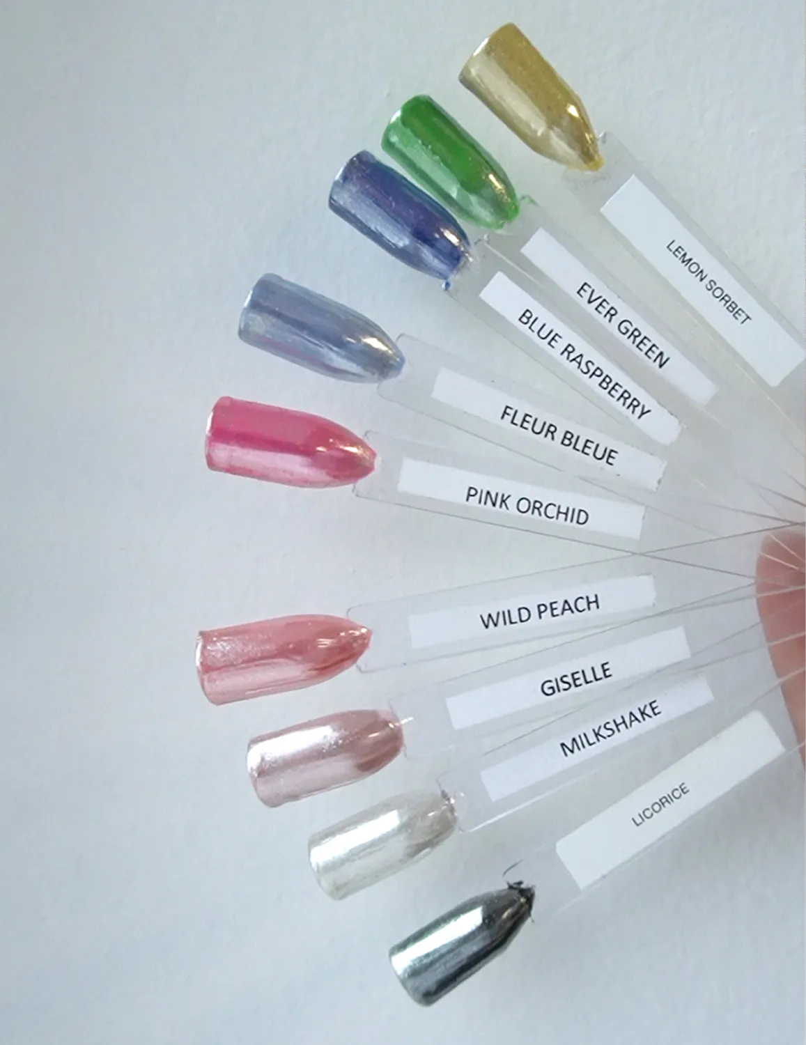Le Mini Macaron Le Métallique krompudder sett 5 ml sølv