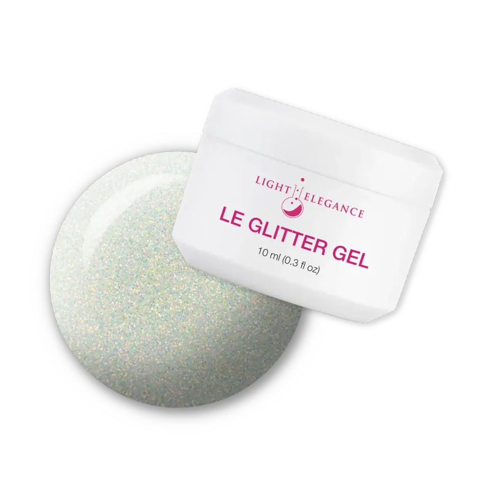 Light Elegance Beachy glittergel 10 ml semi-sheer