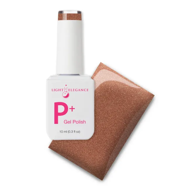 Light Elegance P+ Indulgence gellakk 10 ml rosenbrun
