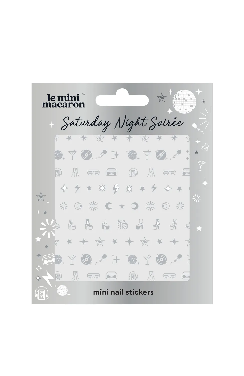 Le Mini Macaron Saturday Night Soirée negleklistremerker