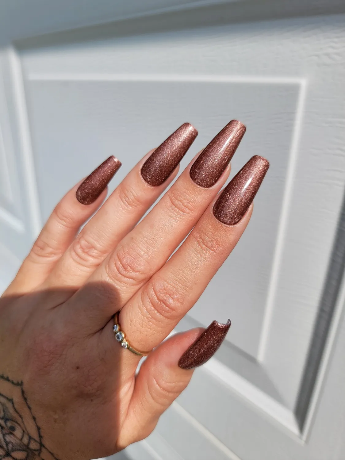 Light Elegance P+ Paradox gellakk 10 ml bronse cat eye