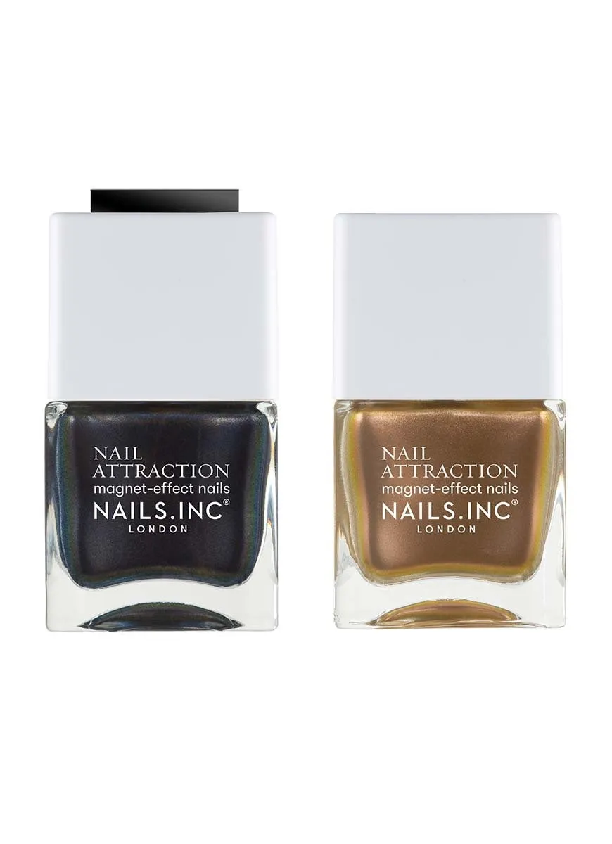 Nails Inc London Get Magnetized neglelakk duo magnet