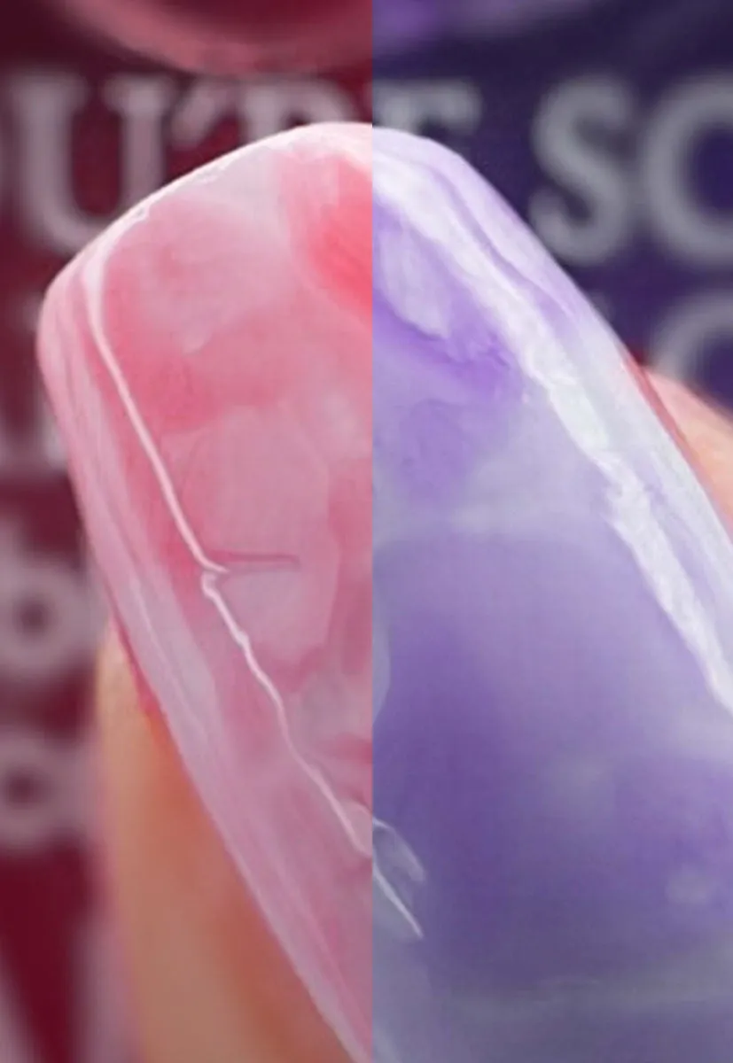 Nails Inc Marble Moment neglelakksett 4-pk krem longwear